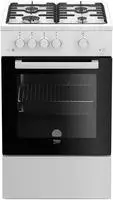 BEKO Gas-Standherd "FSG52010FW" Herausnehmbares Innenglas &ndash; f&uuml;r eine...