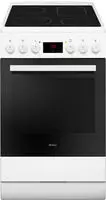 Amica Elektro-Standherd "SHC 903 001 W" mit 1-fach-Teleskopauszug Simple Steam