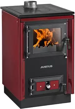 Justus Rustico-50 2.0 Stahlkochfeld rot
