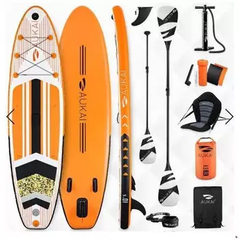 Aukai Stand Up Paddle Board 320cm 2in1 orange