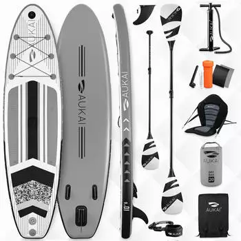 Aukai Stand Up Paddle Board 320cm 2in1 grey