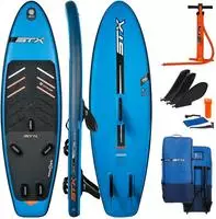 CampSup WindSUP STX Aufblasbares Stand Up Paddle Board mit Windsurf-Option 