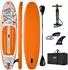 Aqua Marina Pure Air Coast 10'10 Aufblasbares SUP Board Set 330x82x15cm (FUSION + DUAL-TECH PADDLE SCHWARZ)