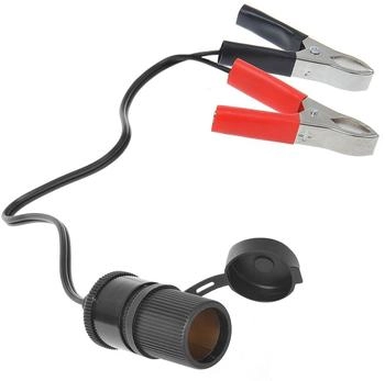 IWH Batterieklemmen mit Steckdose 12/24 Volt (19008)