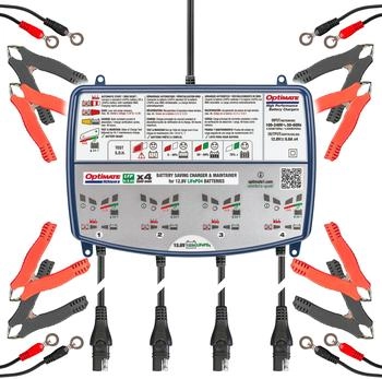 tecMATE OptiMate Lithium 4S 0.8A Quad Bank Ladegerät (TM484)