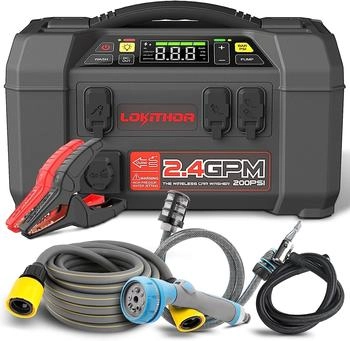 Lokithor Starthilfegerät 5in1 12V 2500A mit Luftkompressor (AW401)