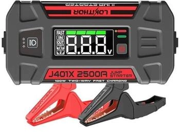 Lokithor Jump Starter J401X 12V 2500A 74Wh Powerbank schwarz (J401X)