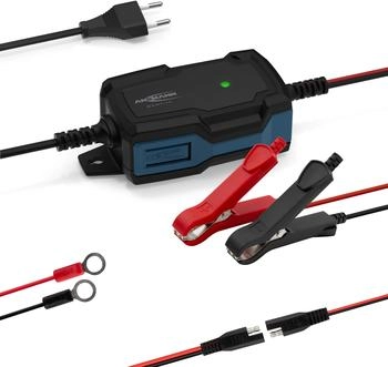 Ansmann Intelligentes 5-Stufen Ladeger&auml;t 6V 12V / 1A mit LED-Anzeige (1001-0142)