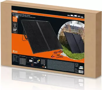 Osram BATTERYcharge SOLAR monokristallines Solarmodul 100W (OHPS100)