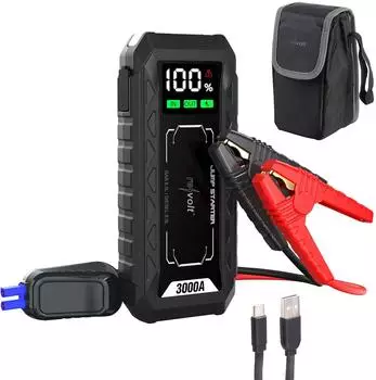 Revolt 3-in-1-Kfz-Starthilfe & Powerbank 20Ah, 3000A, 60W PD (ZX3955)