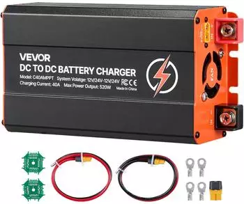VEVOR DC-DC Batterieladeger&auml;t mit MPPT 520W 40A 12V/24V (DCDCSDY12V2422Q4J001V9)