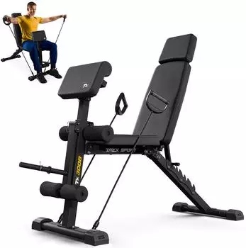 TREX SPORT Schr&auml;gbank (TX-300B) schwarz