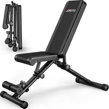 Joroto MD35 Verstellbare Hantelbank, klappbar, 318kg Belastung (MD35)