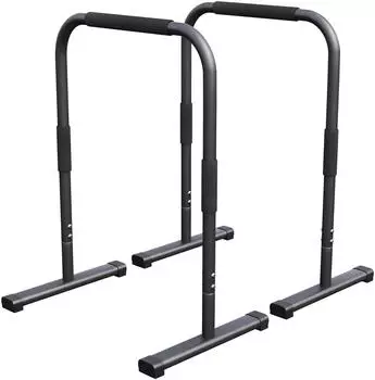 Gorilla Sports Dip Barren 2er Set, Stahl, 94cm, bis 200kg (101126-00019-0001)