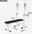 Gorilla Sports Trainingsbank höhenverstellbar, klappbar mit Langhantelset 100kg (100299)