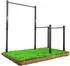 K-Sport Outdoor Klimmzugstange mit Dip-Station, 205cm, wetterfester Stahlrahmen