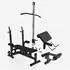 Gorilla Sports Kraftstation mit Latzug, schwarz (100606-00019-0001)