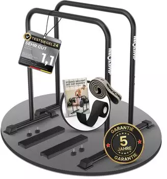 Neolymp Dip Barren pulverbeschichtet, verstellbar, 400kg (Calisthenics Equipment)