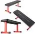 HMS Fitness Trainingsbank L1211 100kg, schwarz/rot (17-53-006)