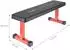 HMS Fitness Trainingsbank L1211 100kg, schwarz/rot (17-53-006)