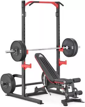 Adidas Power Rack mit Klimmzugstange, rot (ADBE-10302)