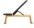 NOHrD WeightBench Hantelbank Eiche, Kunstleder
