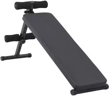 vidaXL Trainingsbank, faltbar, h&ouml;henverstellbar, Stahl, schwarz (42002575)