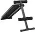 vidaXL Trainingsbank, faltbar, höhenverstellbar, Stahl, schwarz (42002575)