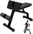 Relaxdays Trainingsbank klappbar, Hyperextension, verstellbar, bis 150kg (10054364_0)