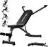 Sport Now Klappbare Trainingsbank mit Beinstrecker, 3-fach Rückenlehne, 300kg (A91-476V00BK)