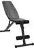 vidaXL Verstellbare Hantelbank, faltbar, 230kg, Stahl, schwarz (42007903)