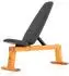 NOHrD WeightBench Hantelbank Kirsche, schwarzes Kunstleder