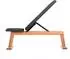 NOHrD WeightBench Hantelbank Kirsche, schwarzes Kunstleder