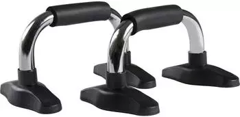 virtufit Push-up Bars Pro Aluminium, Chrom-Finish, rutschfest (VF03006)