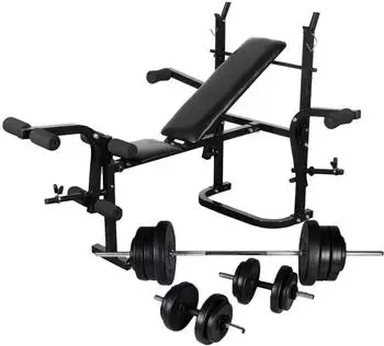 vidaXL Hantel- und Langhantelst&auml;nder 60,5kg (275363)