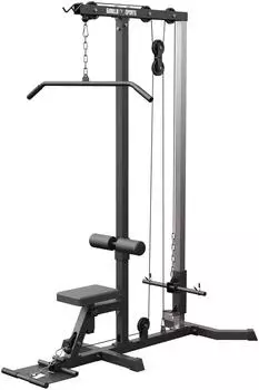 Gorilla Sports Latzugturm Kabelzug-Kraftstation, verstellbar, 280kg (100116-00019-0001)