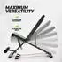 virtufit FB100 klappbare Fitnessbank, verstellbar, bis 200kg (VF02079)