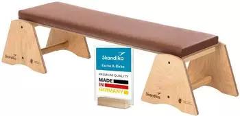 Skandika Vira Schr&auml;gbank aus Holz, 148x42cm, bis 120kg (SF-3410)