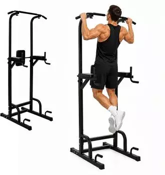 Relaxdays Power Tower Klimmzug- & Dip-Station 150kg (10054372_0)