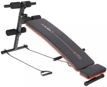 OEM L1110 Bauchtrainer mit Widerstandsb&auml;ndern, schwarz (17-53-008)