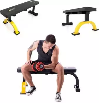 HMS Fitness L8012 Trainingsbank schwarz/gelb (17-53-002)