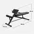 Gorilla Sports Verstellbare Hantelbank mit Hyperextension, bis 250kg