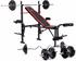 Hop-Sport Hantelbank HS-1055 mit Gusseisen Hantelset 76 kg