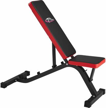 TecTake Weight bench red/black