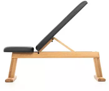 NOHrD WeightBench Oak Leather black