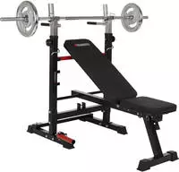 HAMMER Hantelbank Force 4.0 mit Rack, Schr&auml;gbank, bis max. 180 kg...