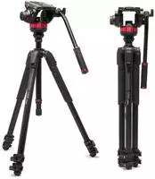 Manfrotto MVK502055XPRO3V, Manfrotto Video-Aluminium-Stativ 055 mit flachem