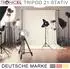 TronicXL Kamerastativ 360° Universal Aluminium 130cm (TR-Tripod21)