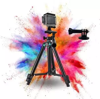 TronicXL Stativ Tripod 30-60cm für Action Cam, höhenverstellbar (TR-TRIPOD60-AC)