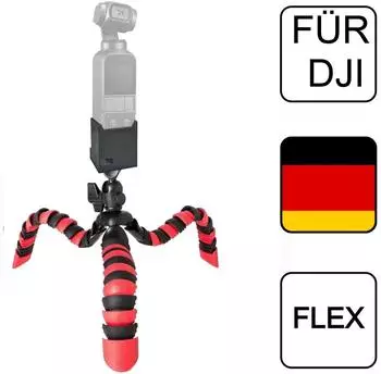 TronicXL Flexibles Stativ mit Adapter f&uuml;r DJI Osmo Pocket
